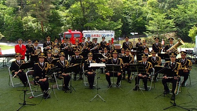 写真：豊田市消防音楽隊の演奏風景