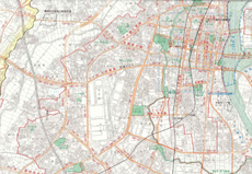 画像：豊田都市計画道路網図のイメージイラスト