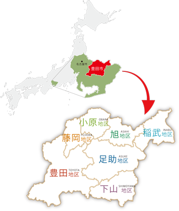 豊田市地図画像