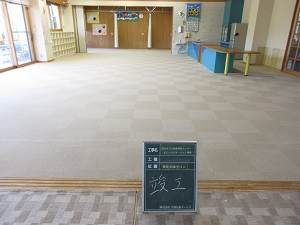 （写真2）修繕してきれいになった床