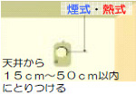 画像：壁取付け　煙式・熱式