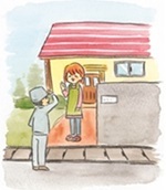 イラスト 水道使用量