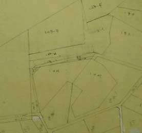 画像：公図の例（地籍調査前）