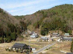 写真：農山村の風景