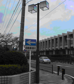 写真:道路照明灯の異常(球切れ、根腐れなど) 例01