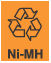 画像：ニッケル水素電池のリサイクルマーク