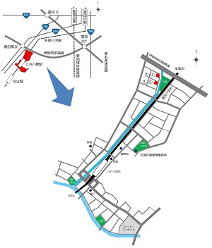豊田花園土地区画整理事業　分譲宅地位置図