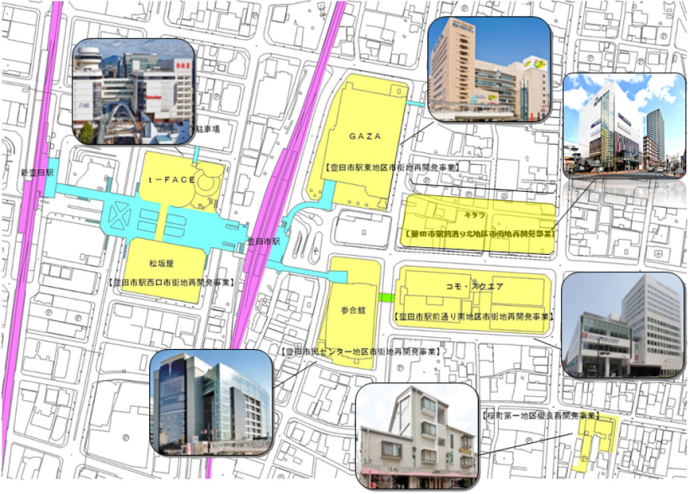 画像：現在までの進捗状況マップ