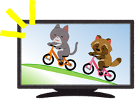 画像：テレビのイラスト