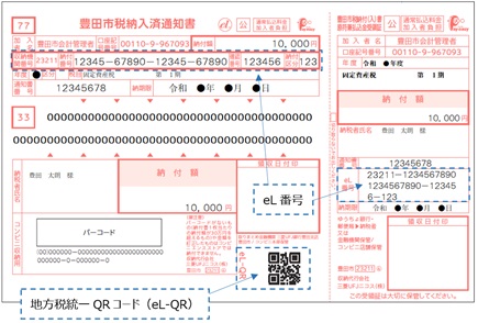 通知書表面