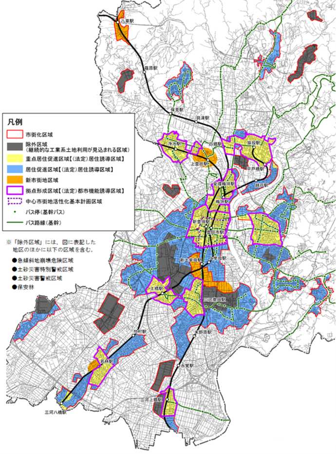 居住誘導区域・都市機能誘導区域