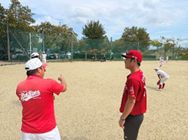 少年野球チームへ選手を派遣