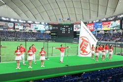写真：応援の様子