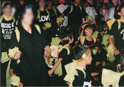 おいでんまつりに参加する福田さん