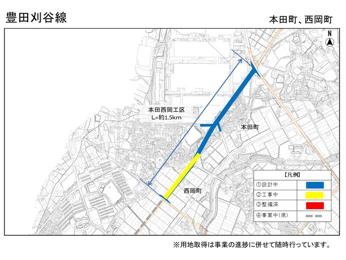豊田刈谷線　地図
