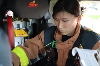 写真:女性職員