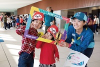 日本大会公式ボランティア「TEAM NO-SIDE」ボランティアの様子