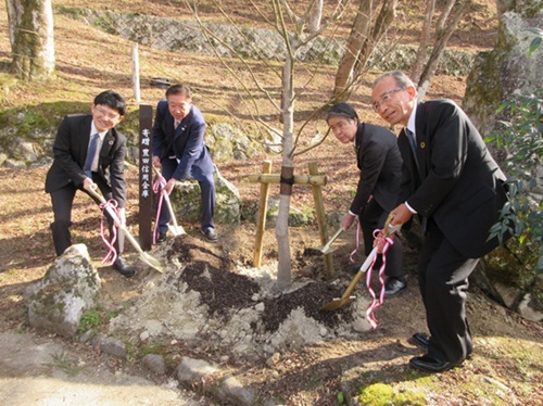 香嵐渓もみじ植樹式　2月17日（火曜日）