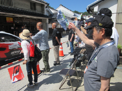 フォーラムエイト・ラリージャパン2026 リエゾン応援活動(足助地区) 5月29日(金曜日)