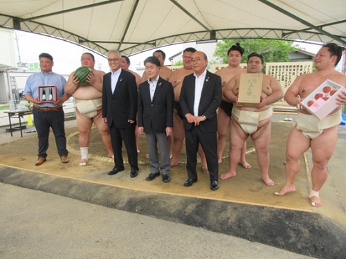 大相撲七月場所　中村部屋宿舎訪問　7月2日（水曜日）