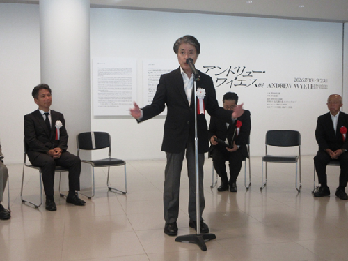 アンドリュー・ワイエス展 開会式 7月17日(金曜日)