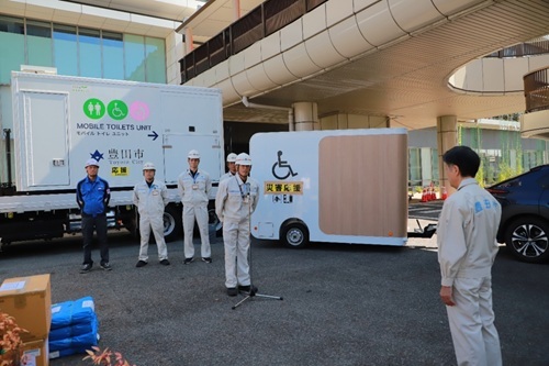 令和8年熊本地震被災地支援として「モバイルトイレ」等を派遣　8月5日（水曜日）