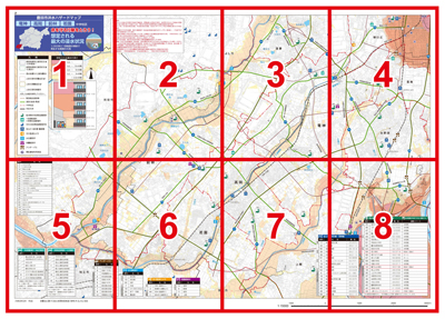 地図面（表）8分割図