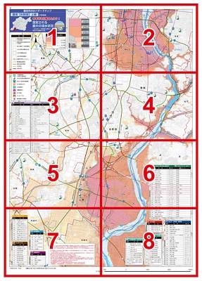 地図面（表）8分割図