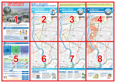 概要面（裏）8分割図