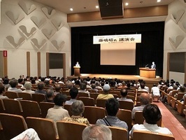 足助交流館での講演の様子