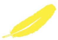 イラスト　幸福の黄色い羽根