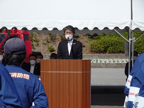 豊田市消防団警防技術大会　6月12日