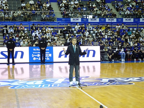 Bリーグ　シーホース三河×京都ハンナリーズ　10月16日（日曜日）