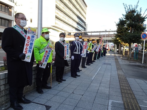 交通死亡事故抑止立哨活動　12月15日（木曜日）