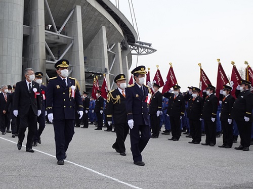 豊田市消防出初・観閲式　1月7日（土曜日）