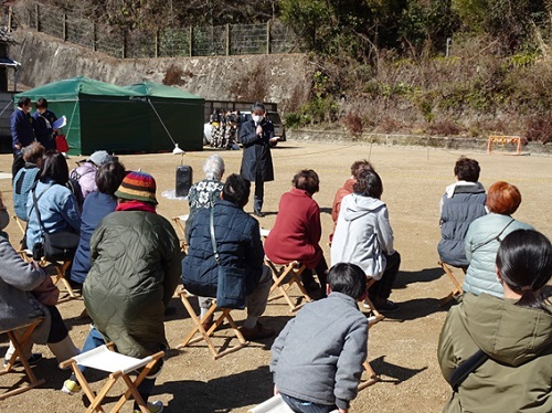 足助陣屋跡こけら落とし　2月26日（日曜日）