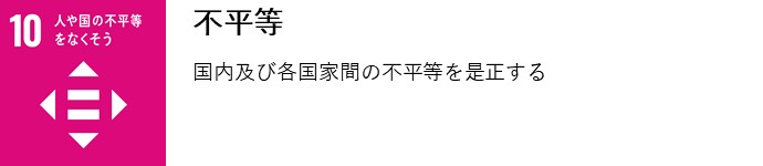 不平等　国内及び各国家間の不平等を是正する