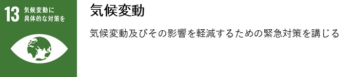 気候変動　気候変動及びその影響を軽減するための緊急対策を講じる