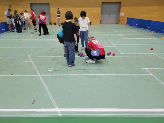 ボッチャ体験