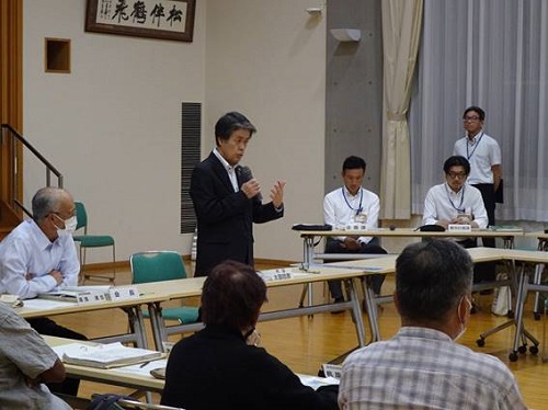 保見地域会議へ諮問（第9次総合計画）と意見交換　9月27日（水曜日）