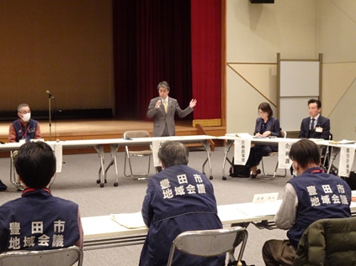 末野原地域会議から答申（第9次総合計画）と意見交換　12月20日（水曜日）