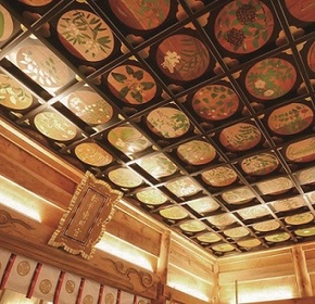 松平東照宮の天井画