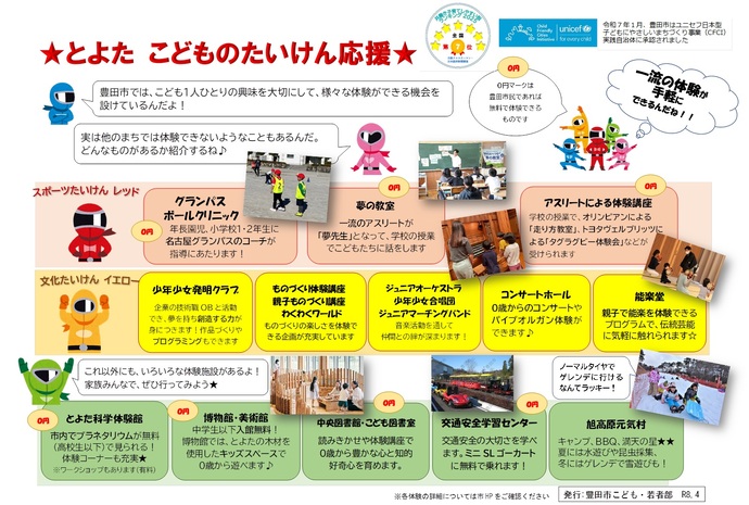 とよた こどものたいけん応援