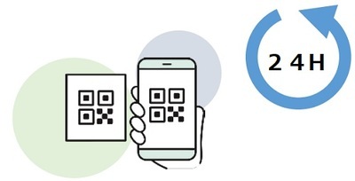 イラスト　スマートフォン　24時間回答できます