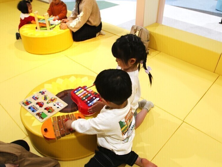 リニューアルした地域文化広場「こども体験館」の様子