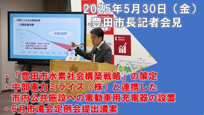 5月30日　市長記者会見の様子