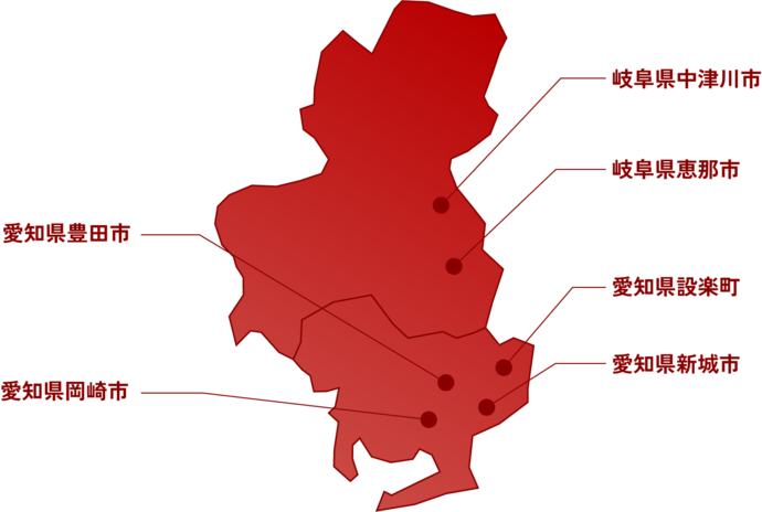 開催場所の地図