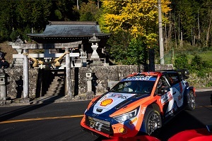 熊野神社とラリーカー