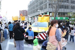 はたらく乗り物の展示