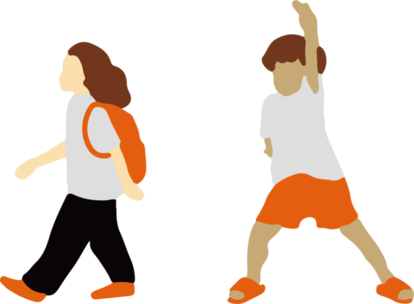 小学生のイラスト